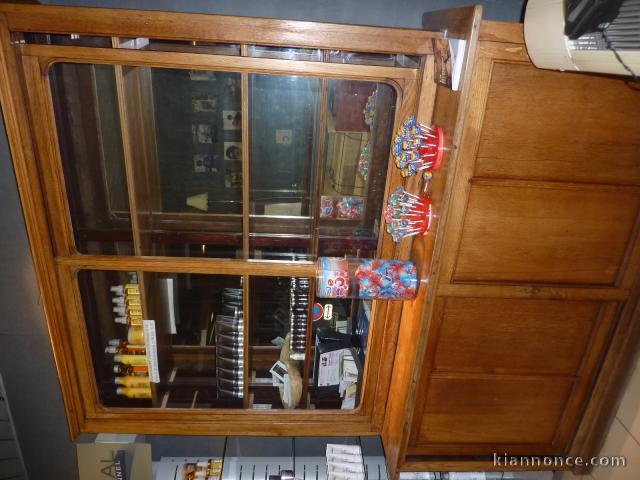  vitrine ancienne en chene