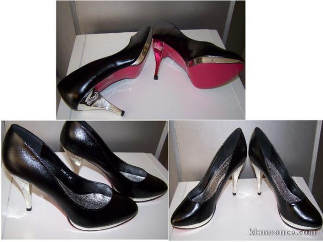Chaussure noir à talon 