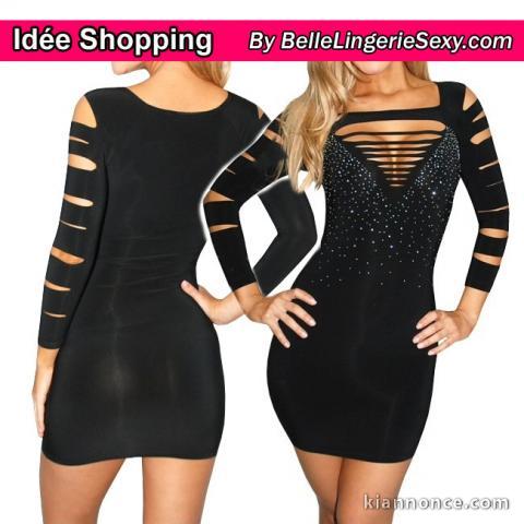 Robe sexy CLUBWEAR noire