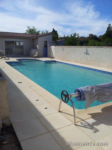 Villa avec piscine, 140m² habitable, 1000m² de terrain