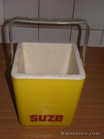 Sceau A Glace Vintage "Suze" Jaune Annees 70