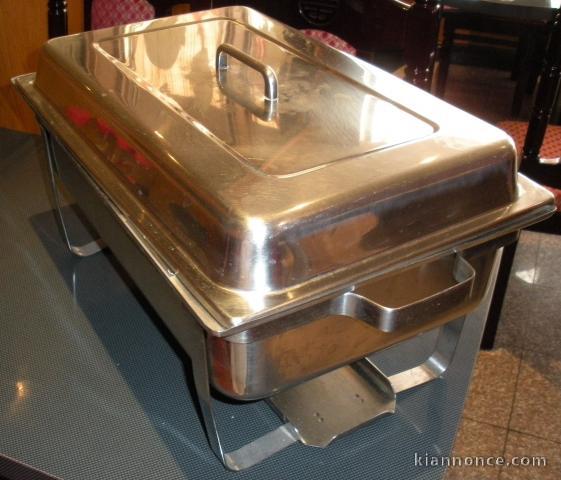 Lot de huit Chafing dish/bain marie