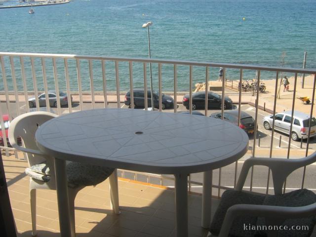 Loue Studio 1ère ligne à Rosas Costa brava