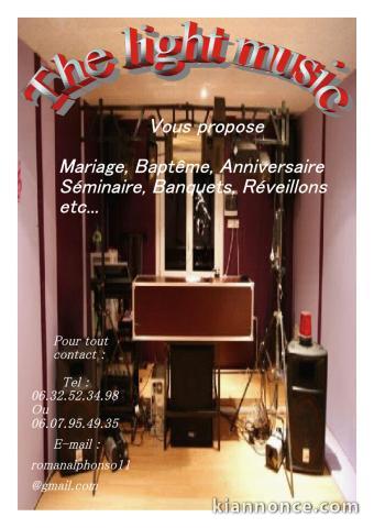 THE  LIGHT MUSIC DJ  ANIMATEUR