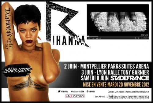   Billet concert de Rihanna
