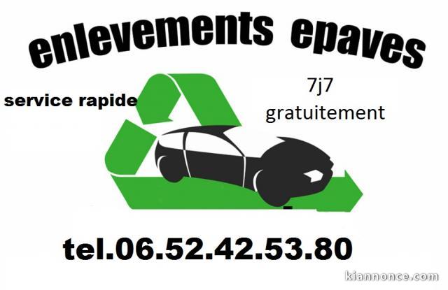 enlevement d epave 100%gratuit sur tous perpignana 66