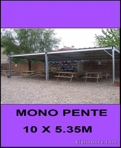 Abri de jardin métallique 10x5.35m 