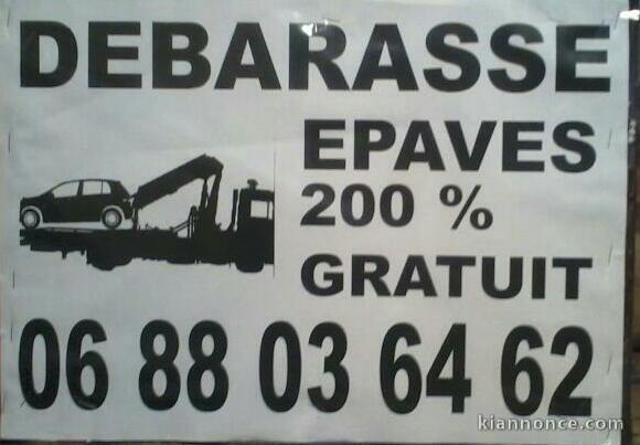 debarase epaves 06 88 03 64 62 gratui