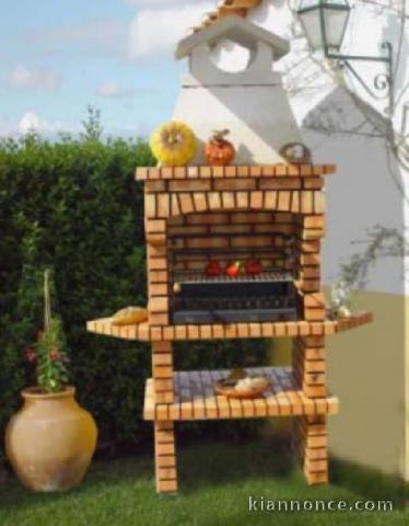 BARBECUE EN BRIQUE LEOPARD FF REF 229