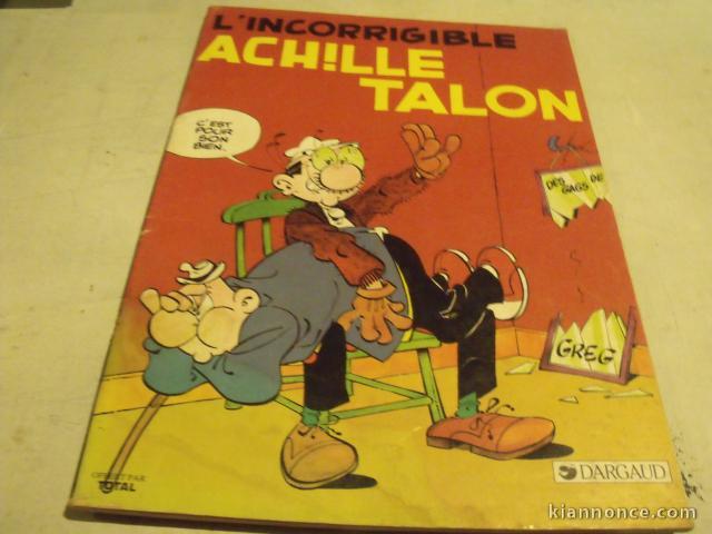 BANDES DESSINEES ACHILLE TALON