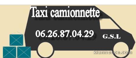 taxi demenagement Paris et camionnette