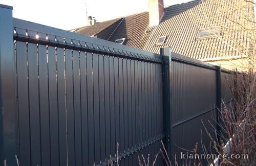 KIT PVC POUR PANNEAUX DE GRILLAGE RIGIDE