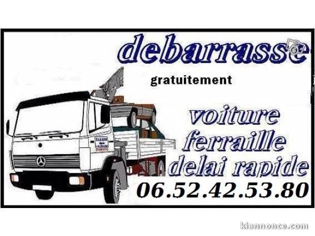 Enlevement d épave débarrasse 100%gratuit