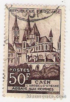 Architecture Abbayes France Obl Y&T n°0917 : Caen