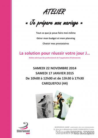 Atelier "Je prépare mon mariage"