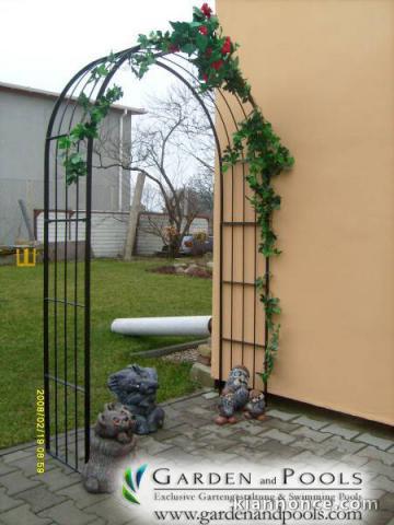 Pergola en arc pour rosiers BARCELONA