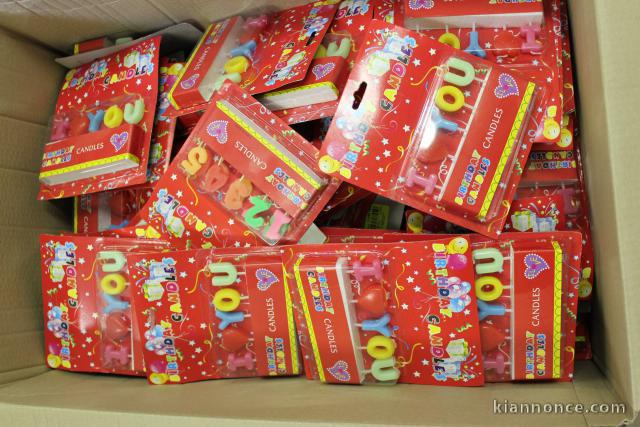 Lot 80 Boites - BOUGIES FANTAISIES