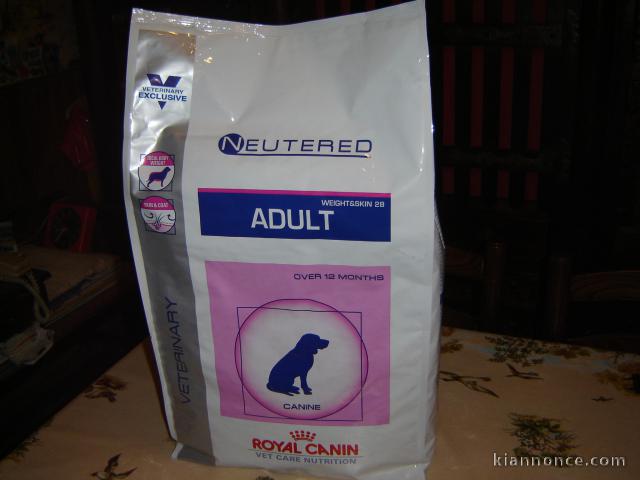 croquette royal canin pour chiens stérilisés