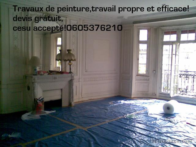  Travaux de rénovation habitat,Cesu accepté,Devis gratuit(75 et b