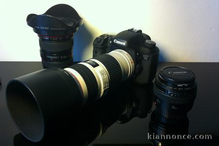 kit complet canon 7D. tres puissant et bon a utiliser