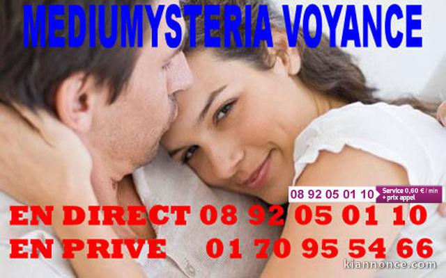 VIVRE LE GRAND AMOUR MEDIUMYSTERIA 0892 05 01 10