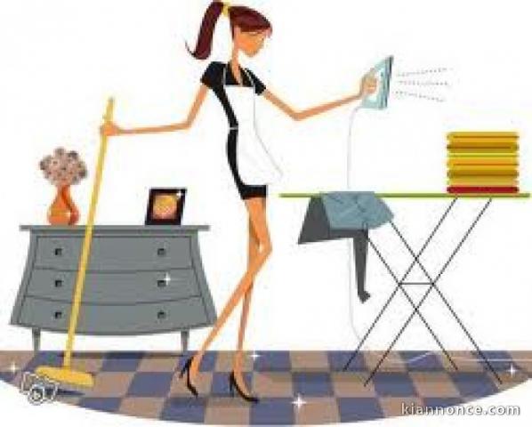menage, repassage,couture et cuisiner