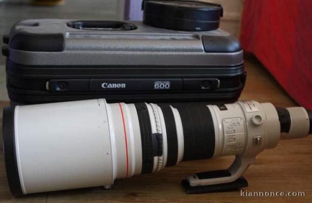 objectif canon 600 mm