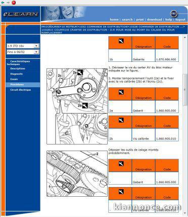 Manuel atelier Fiat Stilo - Fr.