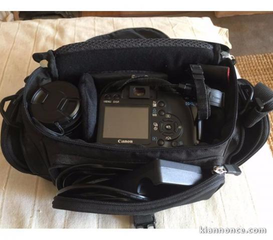 Reflex Canon boitier 1000 D+ objectifs