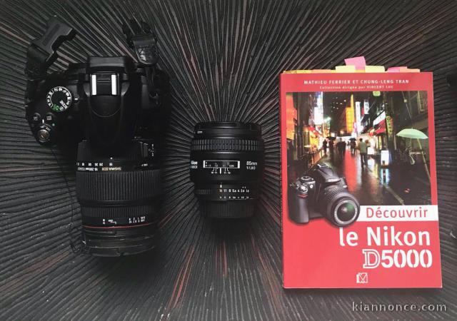 NIKON D5000 + NIKKOR 85mm + SIGMA 18-200mm 