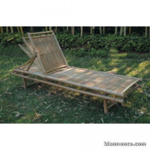 BAIN DE SOLEIL EN BAMBOU D’INDONESIE