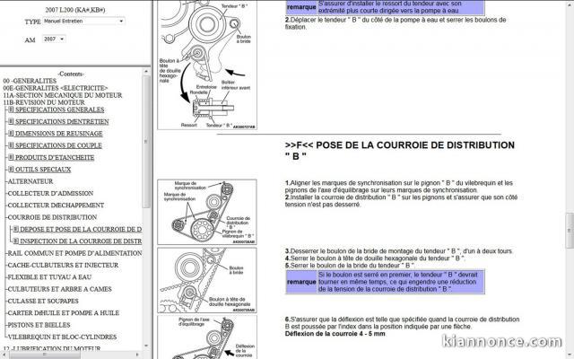 Mitsubishi L200 - 2007 - 2009 - Français