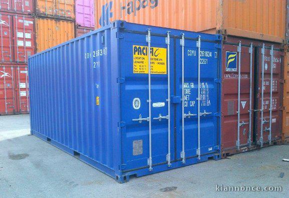 Conteneurs maritimes 6m et 12m d\