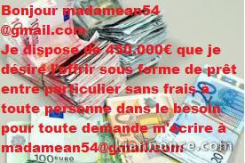 Offre de prêt entre particulier sans aucun frais à l\
