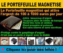 PORTE-MONNAIE MAGIQUE DU MAITRE SPIRITUEL MEDIUM VOYANT