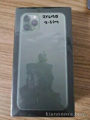  Apple iPhone 11 Pro Max - 256Go - Vert nuit  A2218 (CDMA + GSM) 