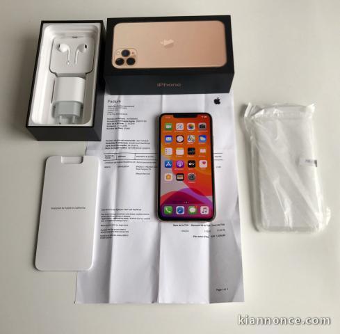 Iphone 11 pro Or 64Gb tout en état