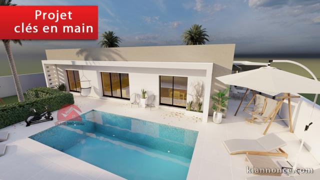  A VENDRE UN PROJET SUR PLAN A HOUMT SOUK DJERBA