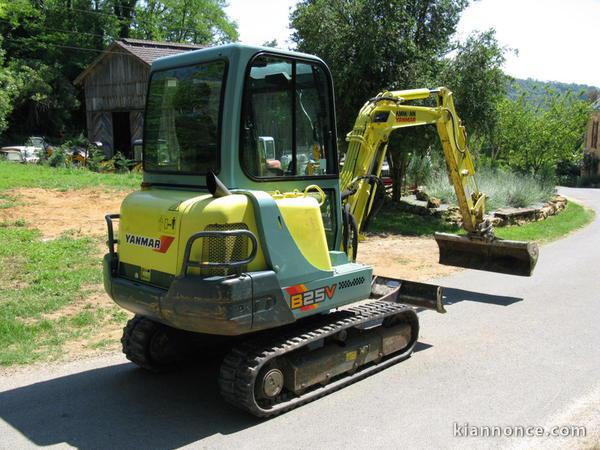 Mini-pelle yanmar b25v 