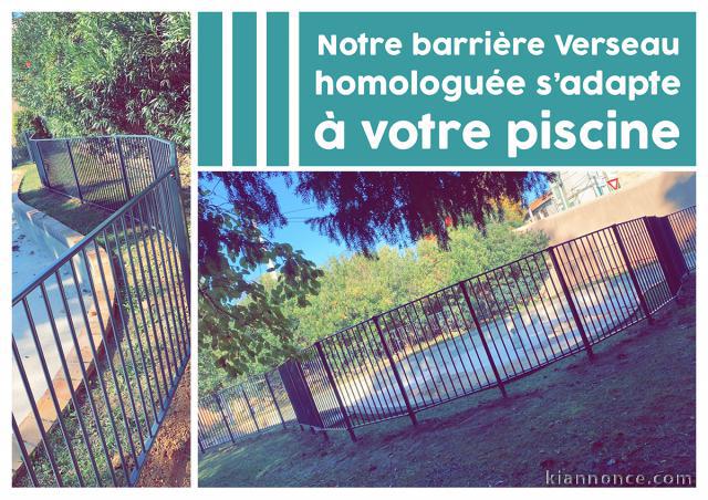 Barrière pour piscine Verseau à partir de 129 € le mètre