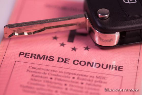 Obtenir votre permis de conduit authentique en 7 jours