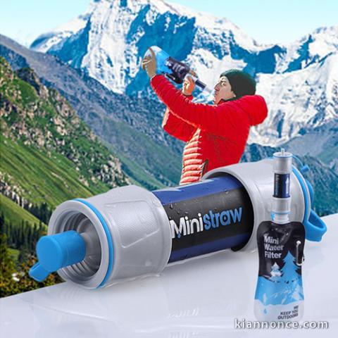 Portable water filter emergency camping trip equipment