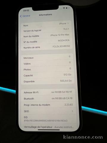 iPhone 12Pro Max 512go 