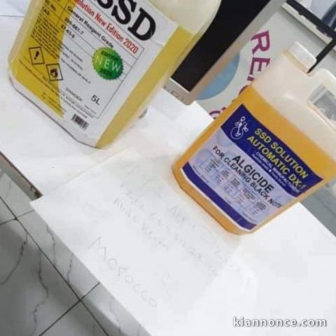 Black dollar currency cleaning chemical