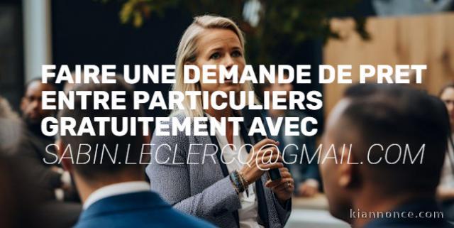 Crédit et Financement Sérieux Et Rapide:sabin.leclercq gmail.com