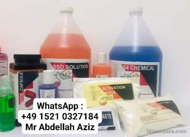 How to use SSD chemical solution for cleaning black dollar