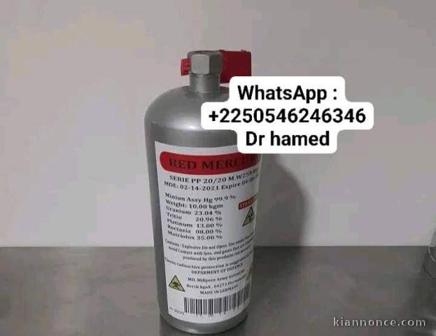 Combien coûte le gramme de  mercure rouge