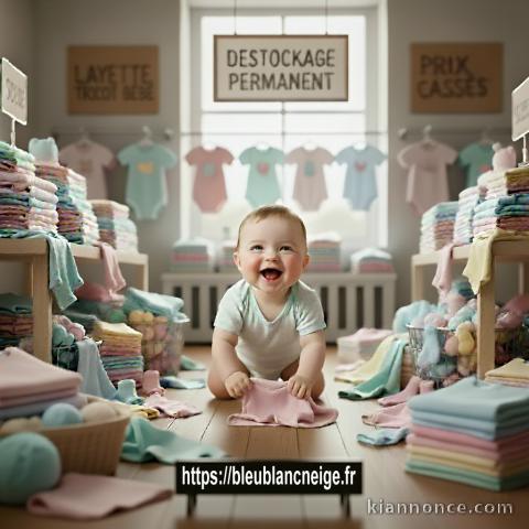 DESTOCKAGE PERMANENT layette tricot bébé pas cher