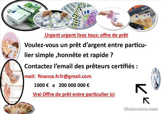 mail:  Offre de prêt