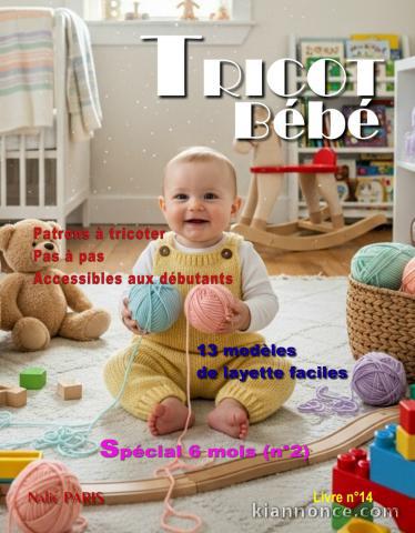 Livre n°14 tricot bébé modèles layette facile à tricoter - Patron